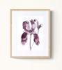 Iris No. 199 : Original Ink Painting | Watercolor Painting in Paintings by Elizabeth Beckerlily bouquet. Item made of paper compatible with boho and minimalism style