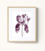 Iris No. 199 : Original Ink Painting | Watercolor Painting in Paintings by Elizabeth Becker. Item made of paper compatible with boho and minimalism style