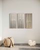 Pop Art Dots PAD4016 B | Mixed Media in Paintings by Michael Denny Art, LLC. Item composed of bamboo & cotton compatible with minimalism and contemporary style