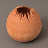 Spiky Oak Hollow Form | Ornament in Decorative Objects by Wood Alchemist Studio. Item made of oak wood