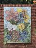 Wall of Flowers - Installation, private residence | Mosaic in Art & Wall Decor by Gila Mosaics Studio. Item composed of glass