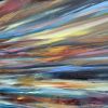 Heaven's Horizon | Oil And Acrylic Painting in Paintings by Kozyuk Gallery. Item made of canvas compatible with boho and contemporary style