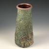 "Vincent" Series Carved Vessels | Vase in Vases & Vessels by Crazy Green Studios. Item composed of stoneware