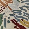 Organic Abstract Hand-Tufted Wool Rug | Area Rug in Rugs by Sitara Rugs. Item made of wool works with minimalism & contemporary style