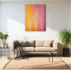 Sunset | Watercolor Painting in Paintings by Louise Camrass. Item made of canvas compatible with contemporary style