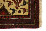 Semi Antique Beige Tribal 3X6 Balouch Hamedan Persian Rug | Area Rug in Rugs by Magic Rugs. Item made of wool works with traditional style