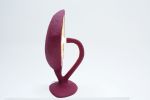 Playful Red Table Lamp - IC 3 by Studio Josha | Lamps by Studio Josha. Item made of steel with fiber works with contemporary & eclectic & maximalism style