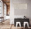 Figure I - Monochromatic Modern Macrame | Macrame Wall Hanging in Wall Hangings by Zora Studio. Item made of cotton works with minimalism & contemporary style