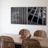 REFLECT 1.43 black grid | Wall Sculpture in Wall Hangings by Heather Hancock. Item composed of concrete and glass