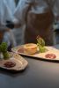 Salon Plate – Sandy Clay with Forest Rim | Dinnerware by Pottery & Poetry