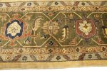 Vintage Beige Floral 13X19 Heriz Sultanabad Persian Rug | Area Rug in Rugs by Magic Rugs. Item made of wool works with traditional & transitional style