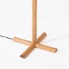 Crux Floor Lamp | Lamps by Christopher Solar Design. Item made of oak wood with fabric works with minimalism & mid century modern style