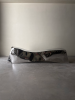 Steel Sculptural Bench — Monolith by Nitush Aroosh | Benches & Ottomans by Nitush Aroosh. Item made of steel works with contemporary & eclectic & maximalism style