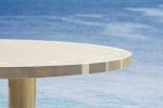 White Oak Round Dining Table | Tables by HACHI COLLECTIONS. Item made of oak wood