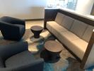 Custom Lobby Furniture (Sofas, Chairs, Tables) | Armchair in Chairs by Greg Sheres | Clippership Apartments on the Wharf in Boston. Item composed of fabric