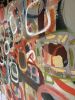 Good Old Silver Lining | Oil And Acrylic Painting in Paintings by Darlene Watson Abstract Artist. Item composed of canvas and synthetic