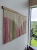 Dip dye wall hanging - Pink Butterfly | Macrame Wall Hanging in Wall Hangings by Kat | Home Studio. Item composed of oak wood and fabric