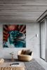 We are the Wind, painting oil on linen | Oil And Acrylic Painting in Paintings by Kathrin Longhurst. Item made of linen with synthetic
