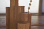 Basalt bud vase | Line | Decorative Objects by Overstory. Item made of oak wood compatible with minimalism style