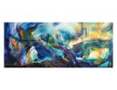 Freedom | Oil And Acrylic Painting in Paintings by Claire Szegvary. Item composed of canvas in boho or minimalism style