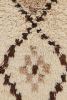 Vintage Moroccan Rug in Beige-Brown with Diamond Medallions | Area Rug in Rugs by Rug and Kilim
