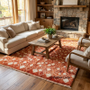 Hand Tufted Moroccan Rug, Handmade Wool Area Rug, | Rugs by Berber Luxe. Item composed of wool compatible with boho and art deco style