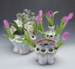 Tulipierre - 3 stack | Vase in Vases & Vessels by Pincu Pottery. Item composed of ceramic