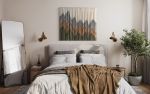 Textile Wall Art SIERRA SAGE Grey Tan Sage Green | Macrame Wall Hanging in Wall Hangings by Wallflowers Hanging Art. Item composed of oak wood and wool in boho or country & farmhouse style