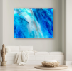 'Rain' | Paintings by Christina Twomey Art + Design. Item made of birch wood compatible with minimalism and contemporary style