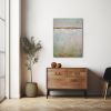 Ivory Shore | Prints in Paintings by Victoria Primicias. Item made of wood & canvas compatible with minimalism and contemporary style