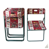 Country Heirloom | Folding Chair in Chairs by Habitat Improver - Furniture Restyle and Applied Arts. Item made of fabric with metal works with boho & country & farmhouse style