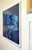 Dancing Peacock Japanese Maple 2 (unframed 35x35" cyanotype) | Photography by Christine So. Item composed of wood and paper in boho or japandi style