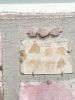 Unconditional; Mixed Media Textile With Semi Precious Stones | Paintings by Michele Spurza. Item made of maple wood & canvas compatible with boho and contemporary style
