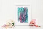 connecting to the magic | abstract original art | Watercolor Painting in Paintings by Megan Spindler. Item composed of paper