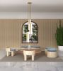 MAPLE WITH VELVET SEAT LOUNGE BENCH NAMI | Chaise Lounge in Couches & Sofas by HACHI COLLECTIONS. Item made of maple wood