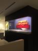 Sunset between Dueling Suns | Mixed Media by Samantha McCurdy | The Standard, Hollywood in West Hollywood. Item composed of synthetic