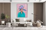"The flight of the motmot" from the Empowered Collection 202 | Oil And Acrylic Painting in Paintings by Maya Corona. Item made of canvas & synthetic