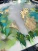 Tropical Haven | Oil And Acrylic Painting in Paintings by Wall Jewelry by Robyn Camargo. Item composed of canvas & synthetic