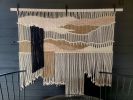 Mediterranean Modern Macramé Wall Hanging | Macrame Wall Hanging in Wall Hangings by MossHound Designs by Nicole Hemmerly. Item made of cotton works with boho & japandi style