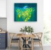The Field Beyond | Oil And Acrylic Painting in Paintings by Gill Bustamante. Item composed of wood and canvas in contemporary or country & farmhouse style