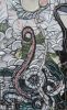 Tendrils Mosaic | Wall Sculpture in Wall Hangings by Gila Mosaics Studio. Item made of ceramic works with boho & contemporary style