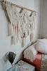 Abstract macrame Fiber Art | Macrame Wall Hanging in Wall Hangings by Ranran Studio by Belen Senra. Item made of cotton & fiber compatible with contemporary style