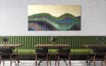 WANDERER Large Bohemian Flowing Multi color Wall Tapestry | Macrame Wall Hanging in Wall Hangings by Wallflowers Hanging Art. Item composed of oak wood & wool compatible with boho and country & farmhouse style