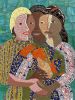 Three Women of America | Mosaic in Art & Wall Decor by Gila Mosaics Studio. Item made of ceramic with glass