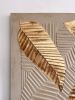 Monochrome Palm Trees Beige | Mixed Media by Elsa Jeandedieu Studio. Item made of birch wood works with minimalism & contemporary style
