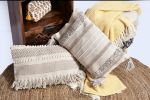Harper Artisanal Handloom Weave Pillow Cover_ | Cushion in Pillows by Humanity Centred Designs. Item made of cotton works with boho & minimalism style