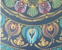 Magic of India | Colorful India Mandala | Oil And Acrylic Painting in Paintings by Kriandala. Item composed of canvas in boho or contemporary style