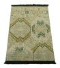 Rug & Kilim’s Ersari Rug with Gold, Green, and White | Area Rug in Rugs by Rug and Kilim