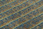 Rug & Kilim’s Tribal Rug in Blue, Green, and Brown Geometric | Area Rug in Rugs by Rug and Kilim