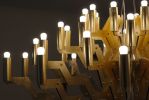 ARM 40 Chandelier Gold 98 | Chandeliers by ADAMLAMP. Item composed of steel in modern style
